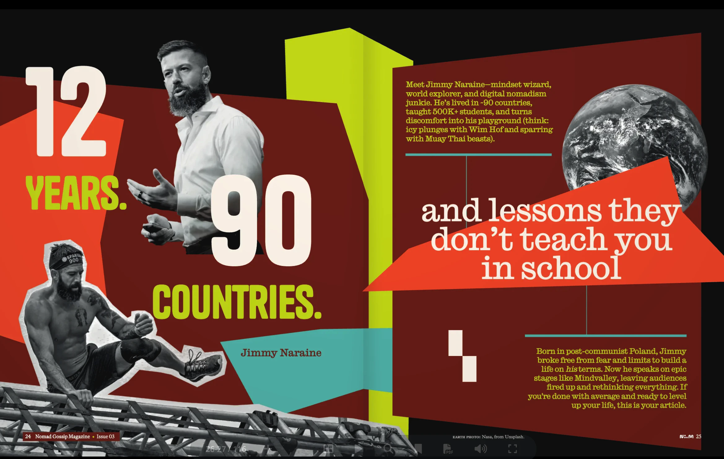 Jimmy Naraine - Mindvalley speaker sharing 12 life lessons from traveling 90 countries