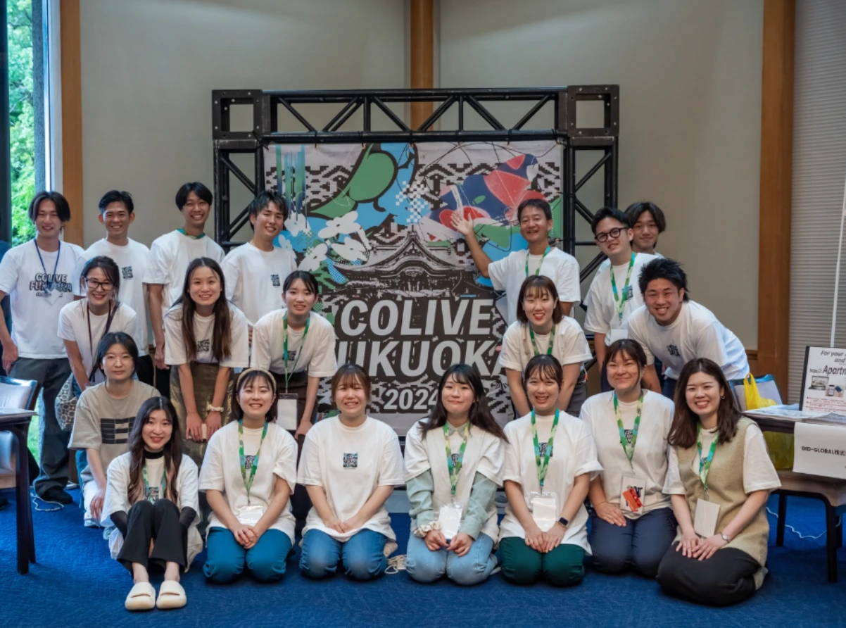 Volunteer team at Colive Fukuoka