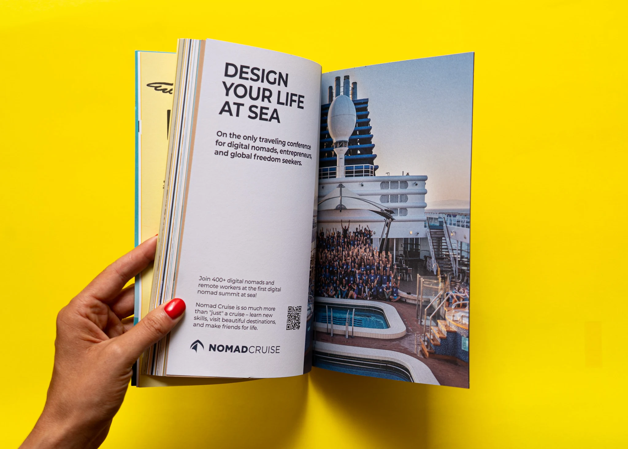Nomad Magazine brand placement example