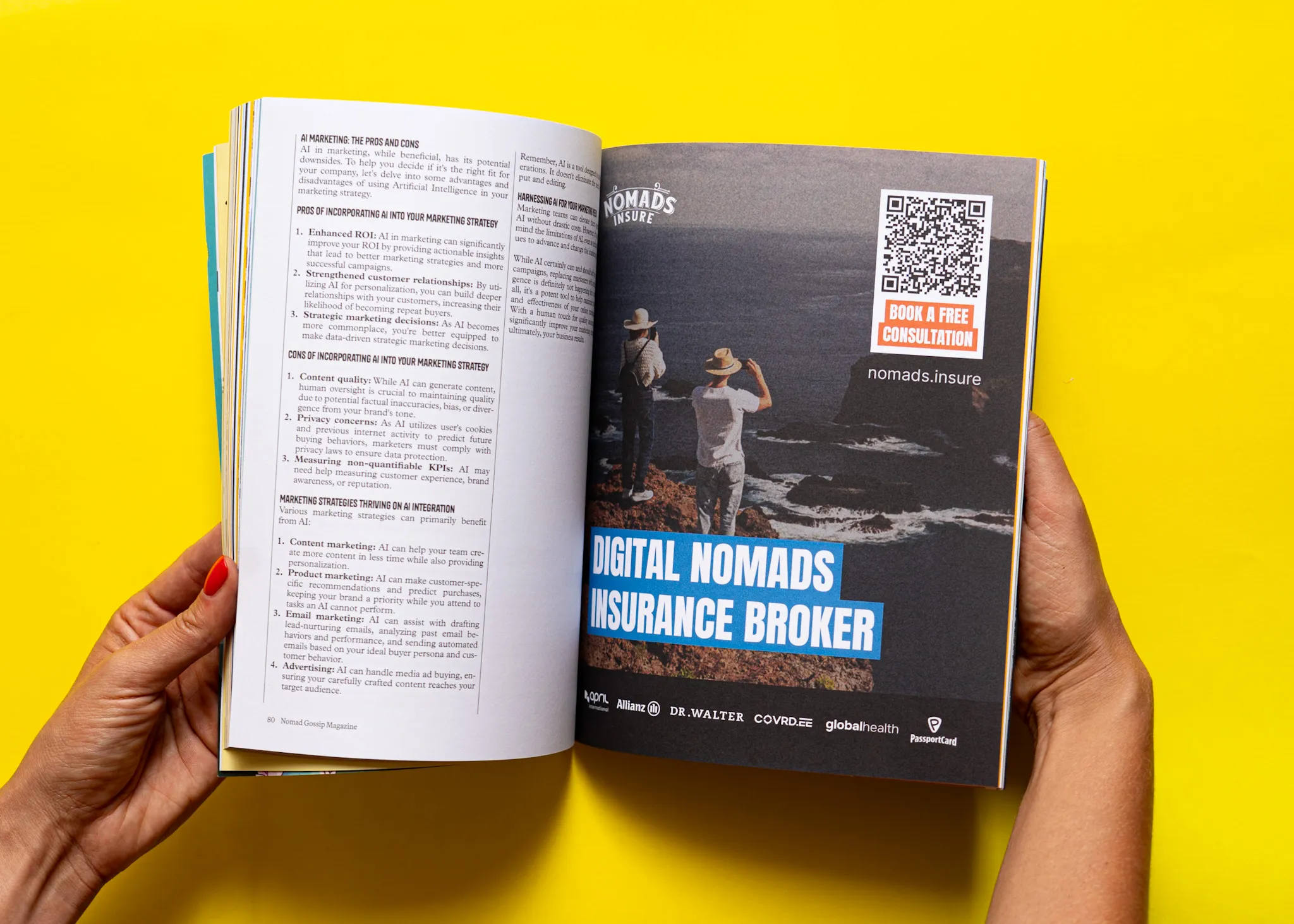 Nomad Magazine brand placement