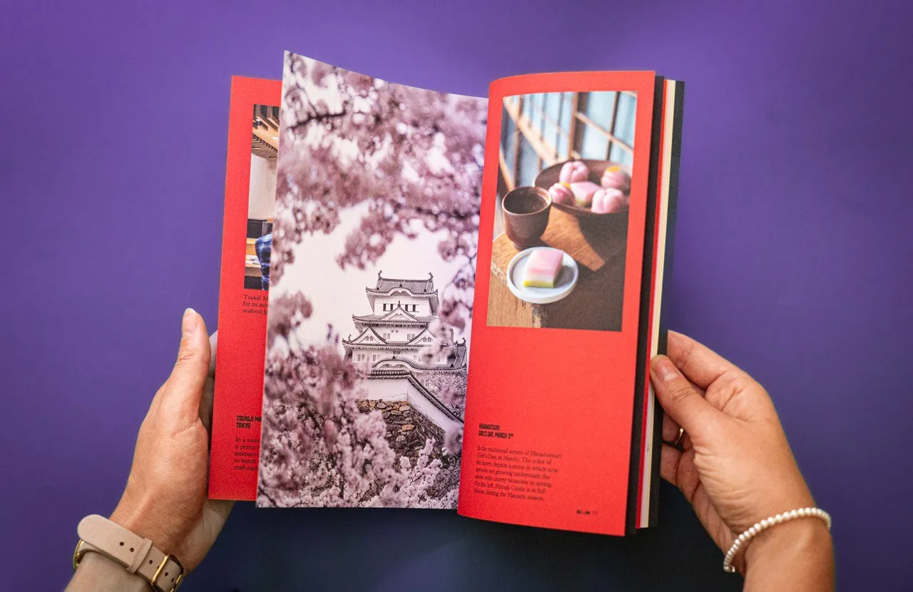 Second edition magazine spread