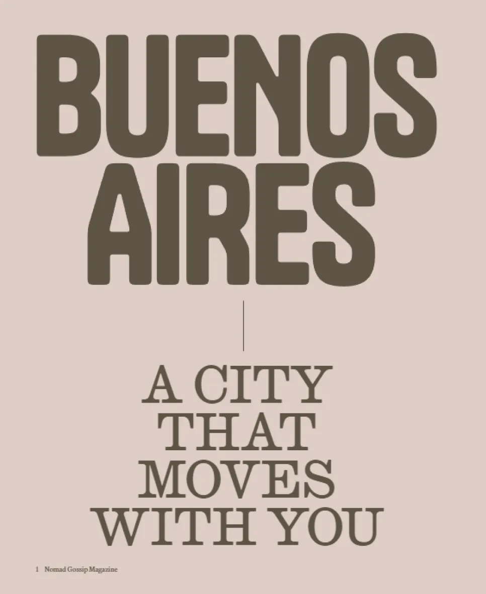 Buenos Aires cityscape - exploring why the city is becoming a top digital nomad destination