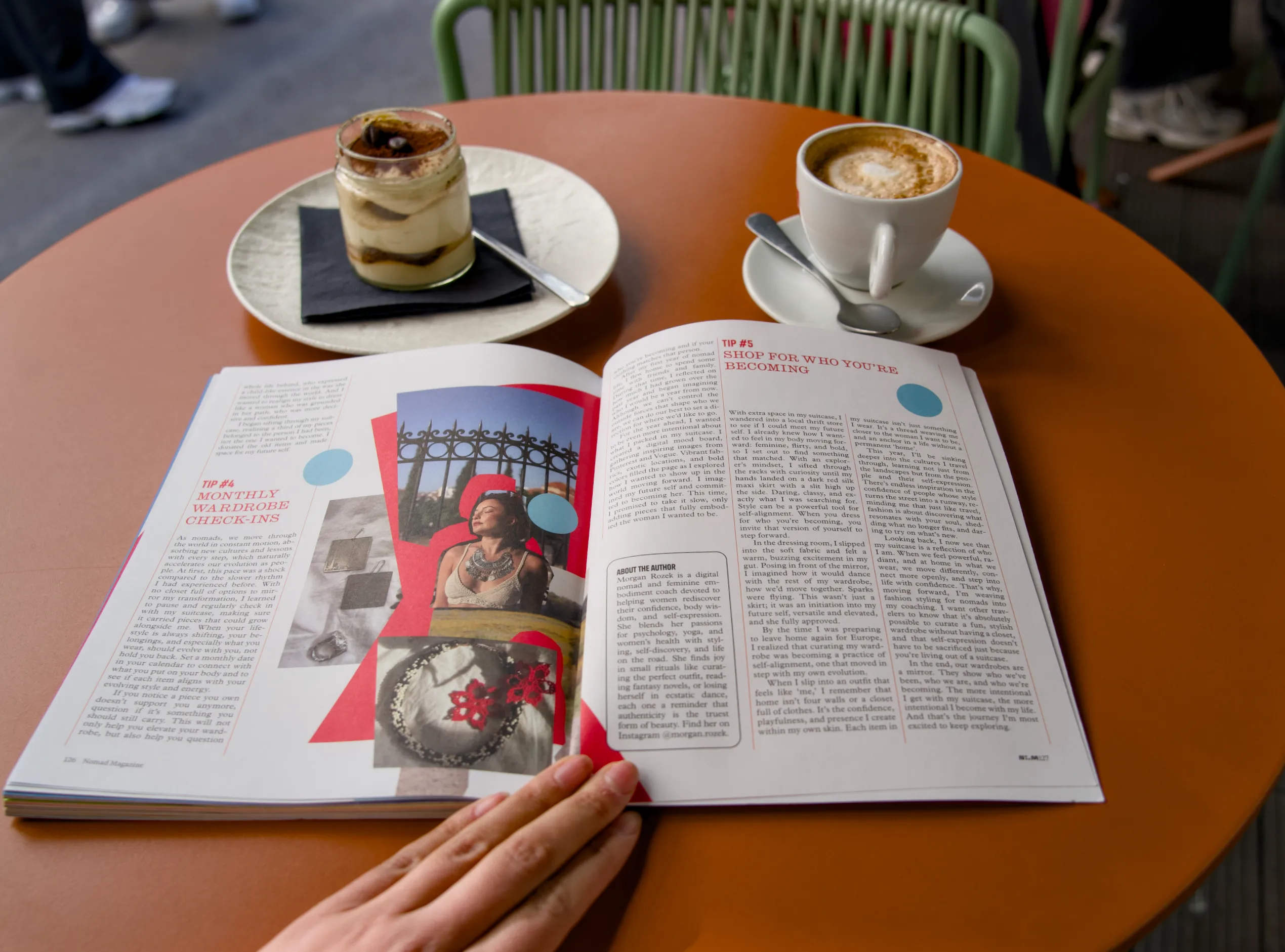 Travel fashion article spread in Nomad Magazine Edition Four
