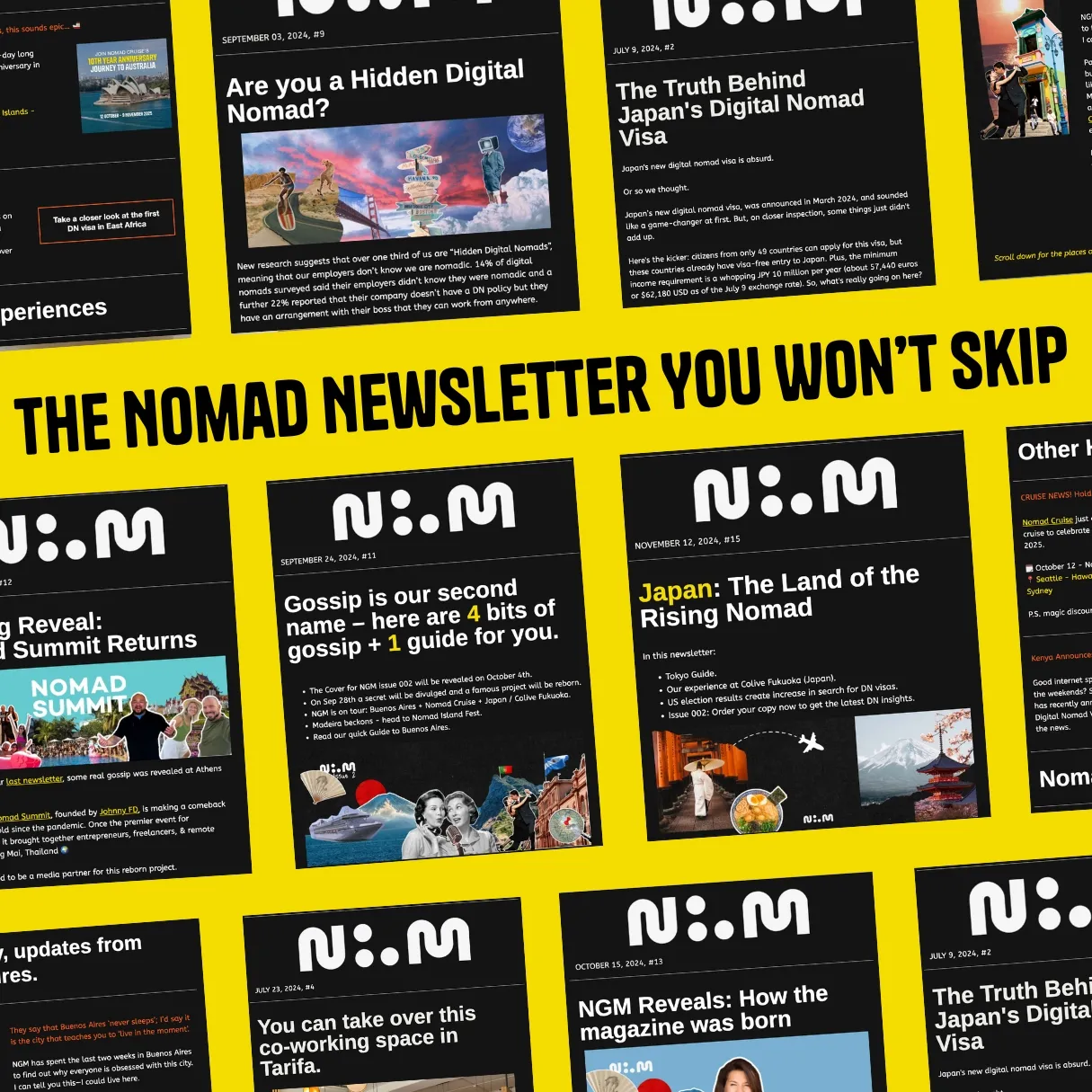 Nomad Newsletter promotion