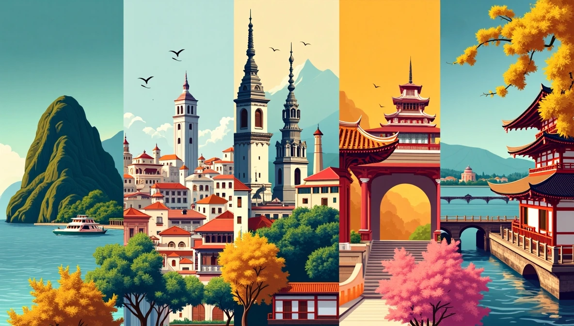 Digital nomads planning travel destinations