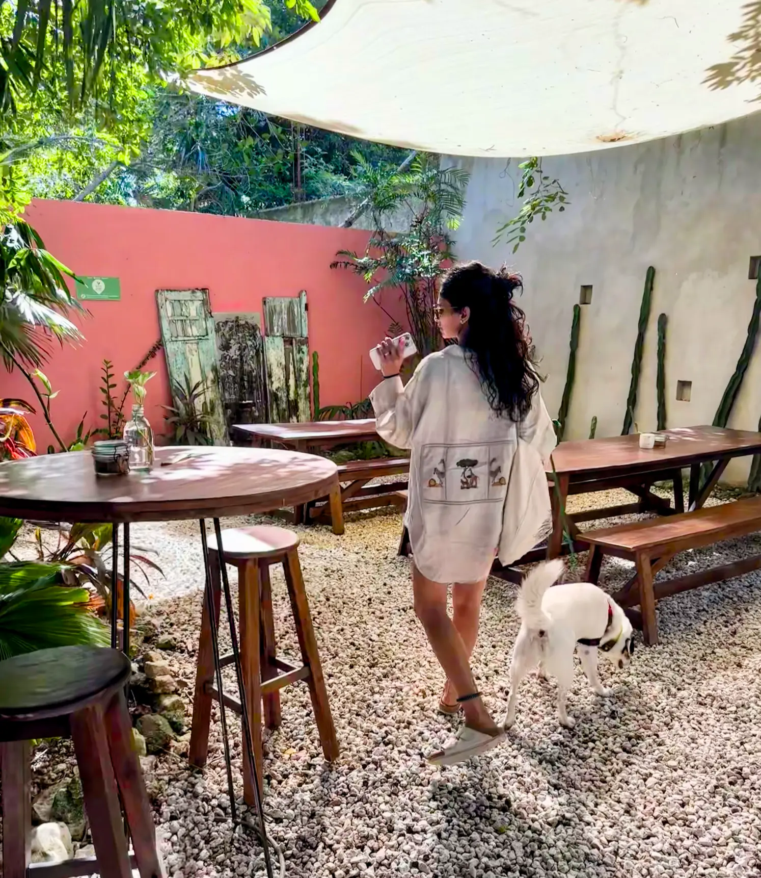 Misu & I at Botanica in 2025