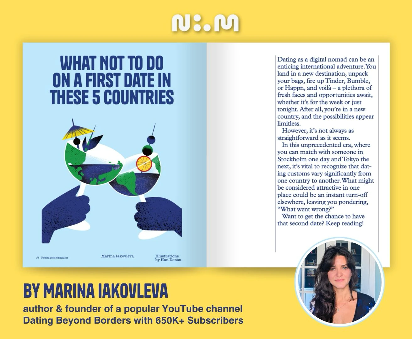 What Not To Do On A First Date - Magazine Preview